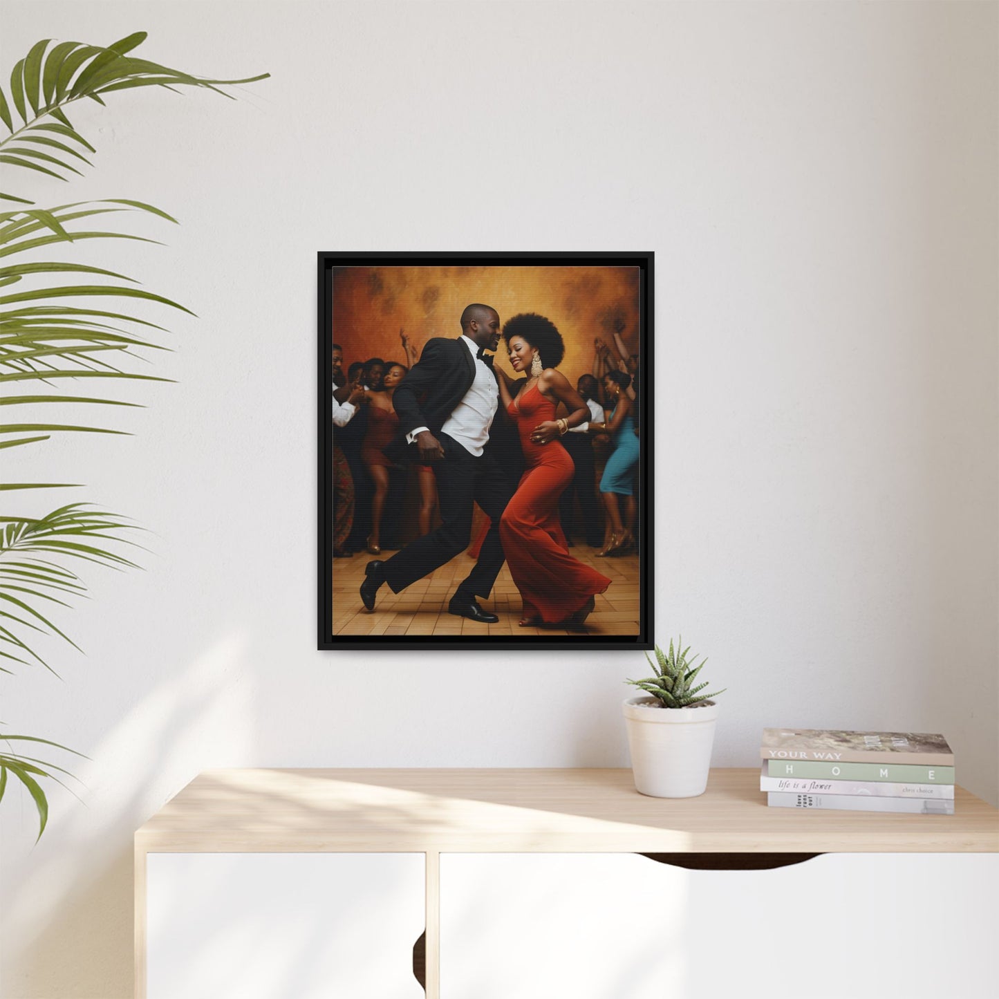 Matte Canvas, Framed (Multi-color)