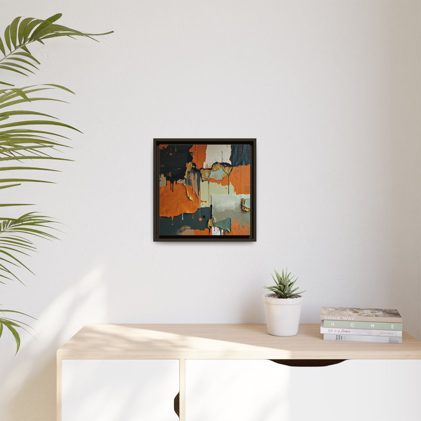 Matte Canvas, Framed (Multi-color)