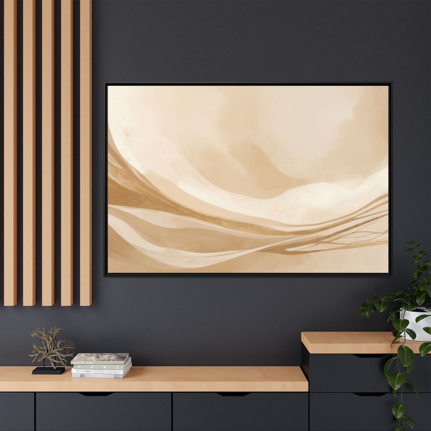 Matte Canvas, Framed (Multi-color)