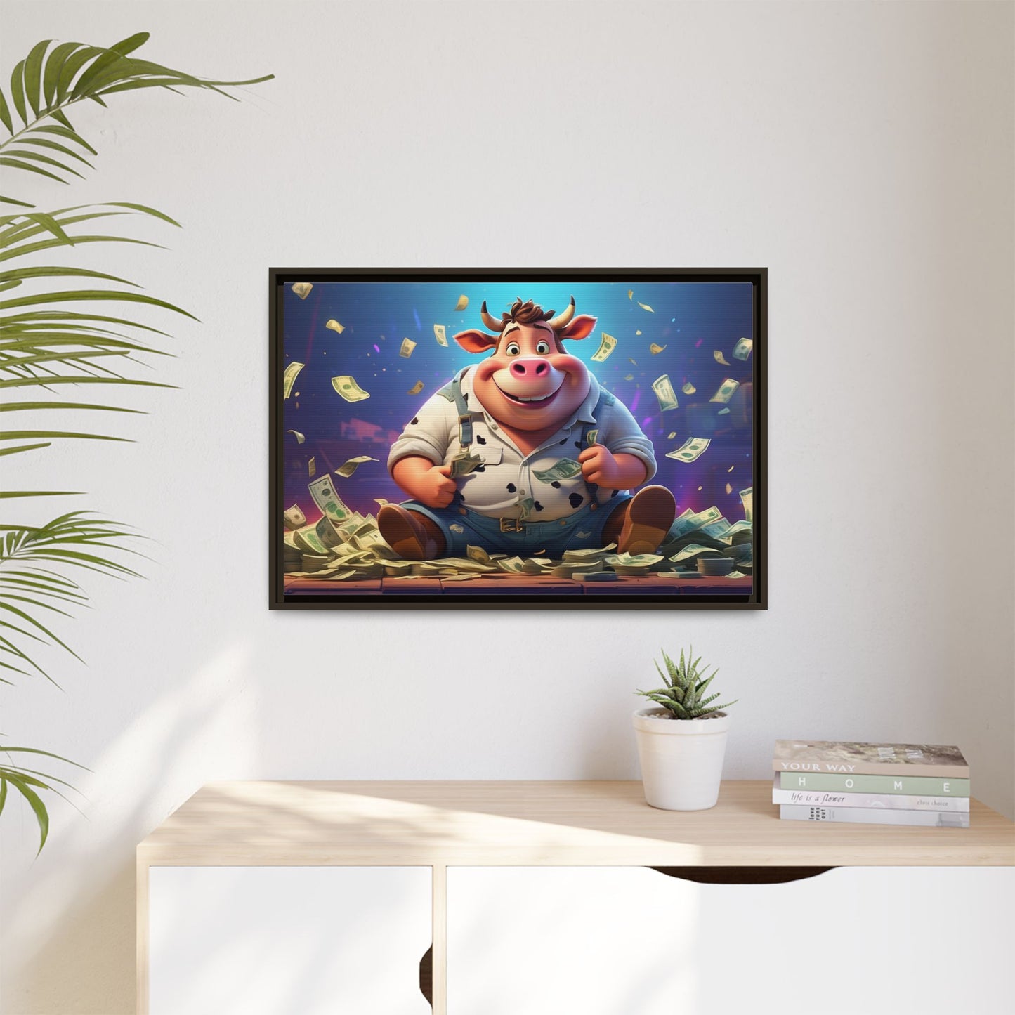 Matte Canvas, Framed (Multi-color)