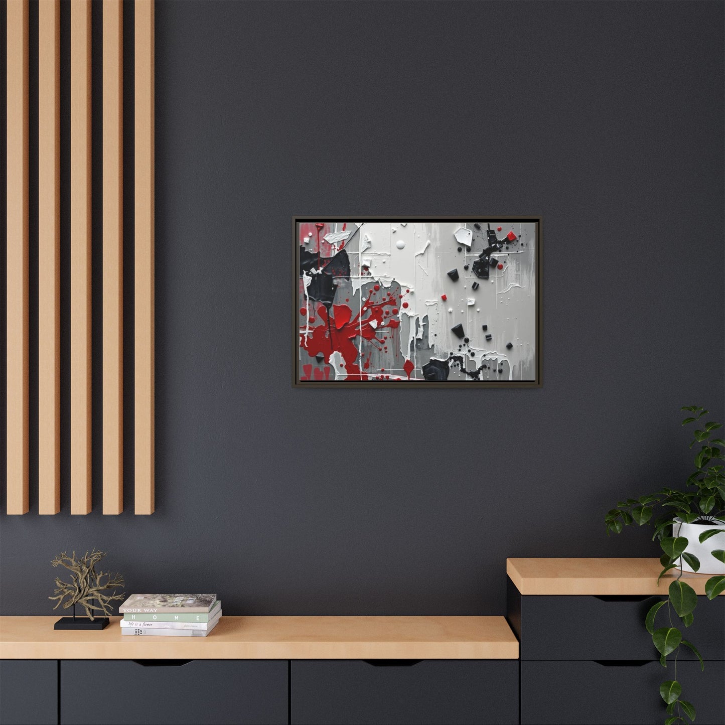 Matte Canvas, Framed (Multi-color)