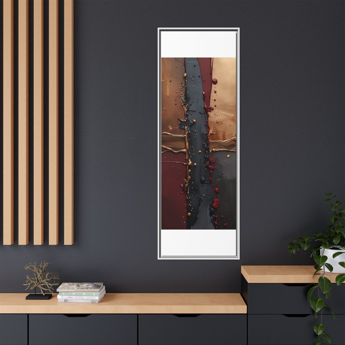 Matte Canvas, Framed (Multi-color)
