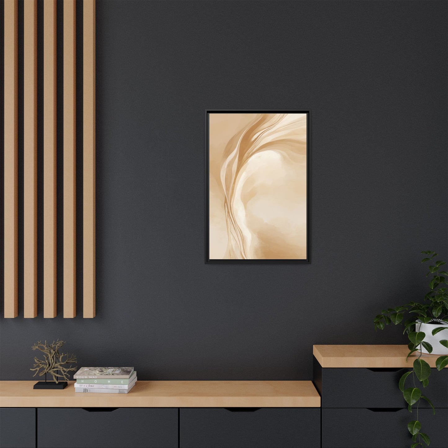 Matte Canvas, Framed (Multi-color)