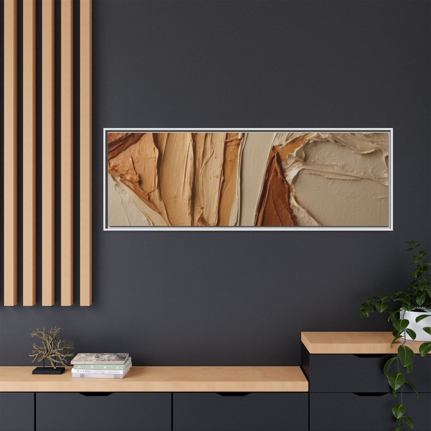 Matte Canvas, Framed (Multi-color)