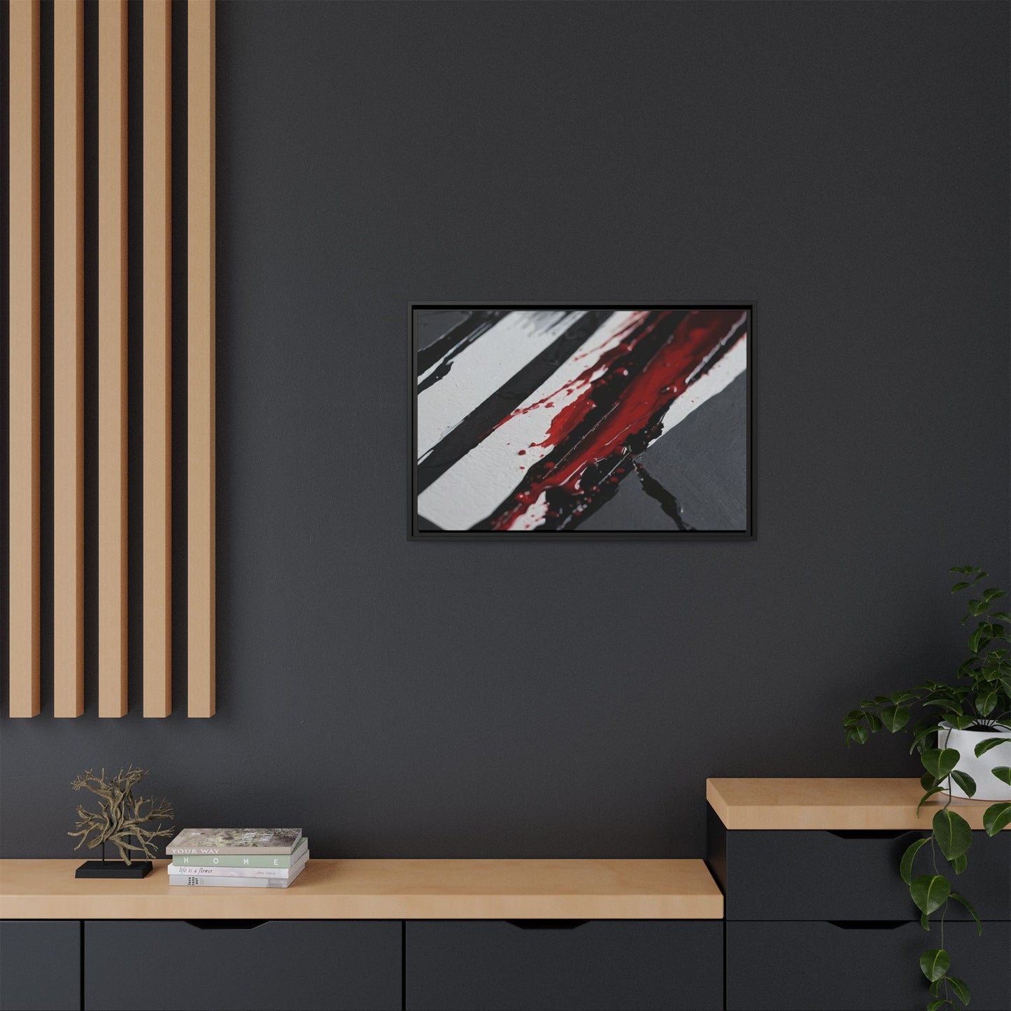 Matte Canvas, Framed (Multi-color)
