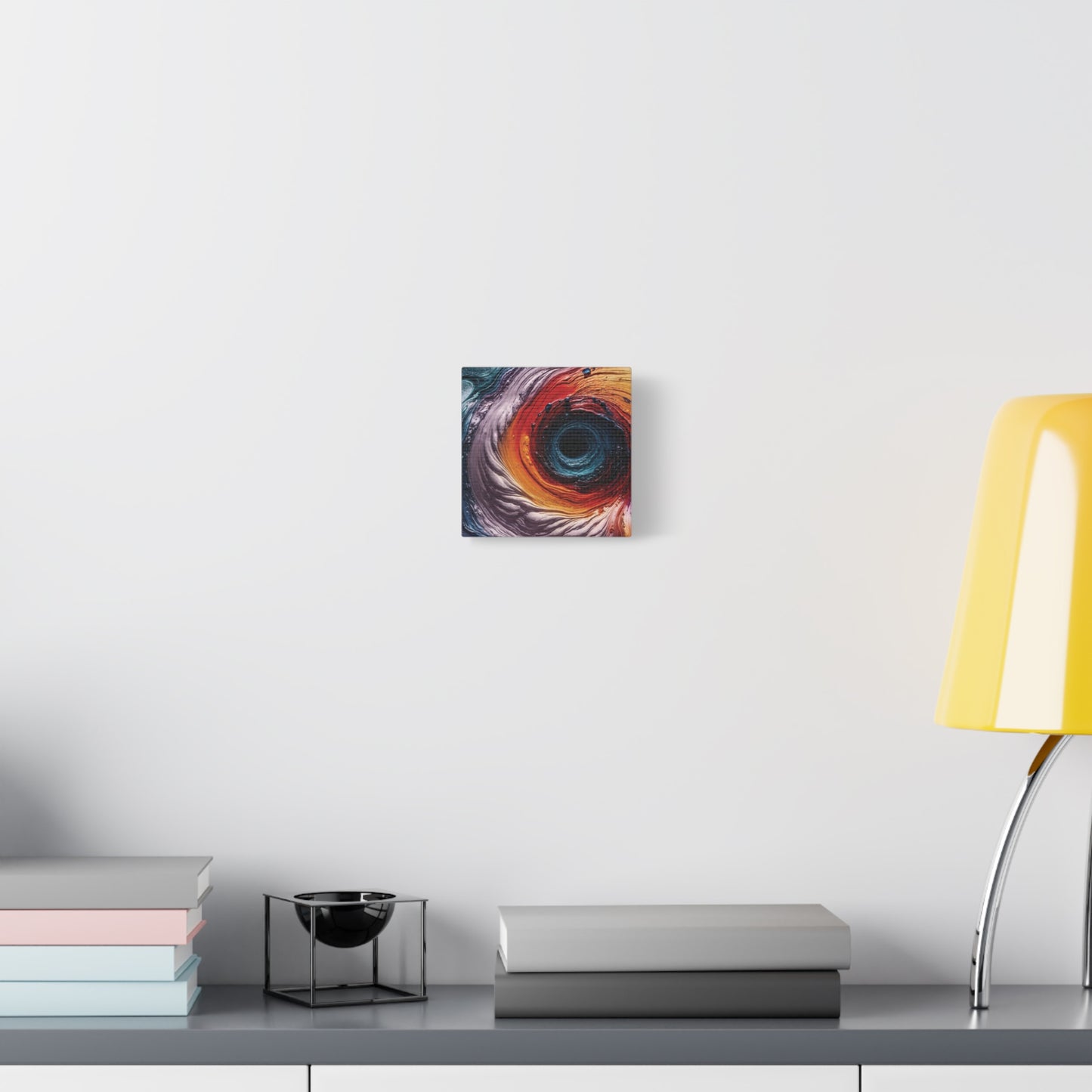 Vibrant Abstract Wall Art Canvas - Swirling Colors