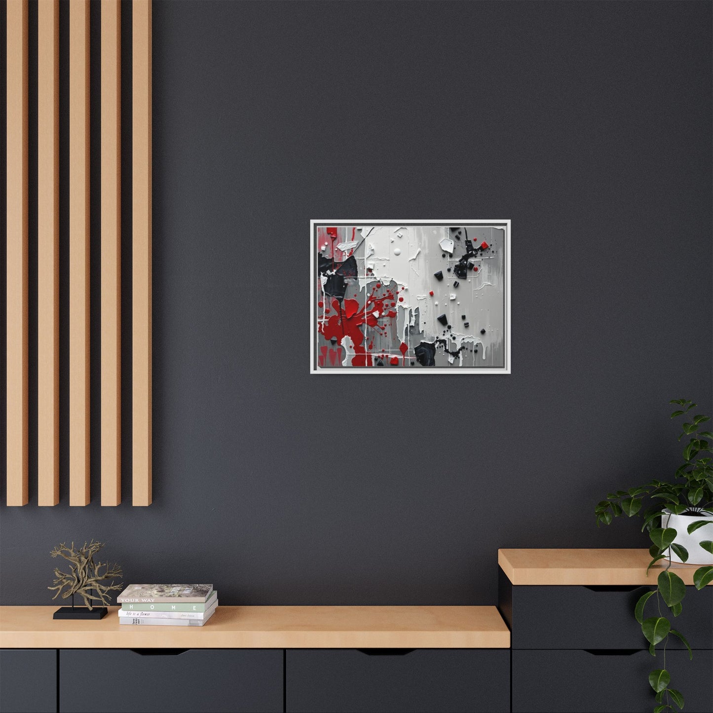 Matte Canvas, Framed (Multi-color)