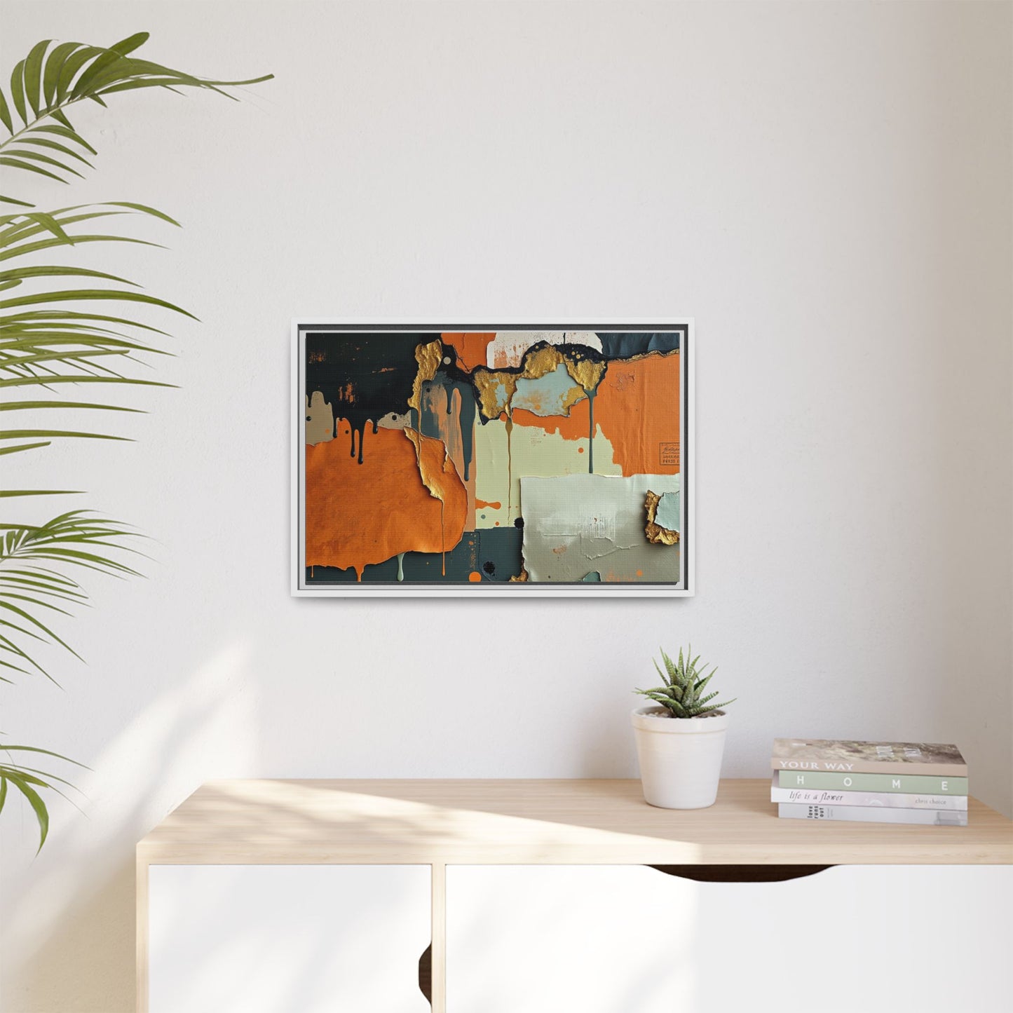 Matte Canvas, Framed (Multi-color)