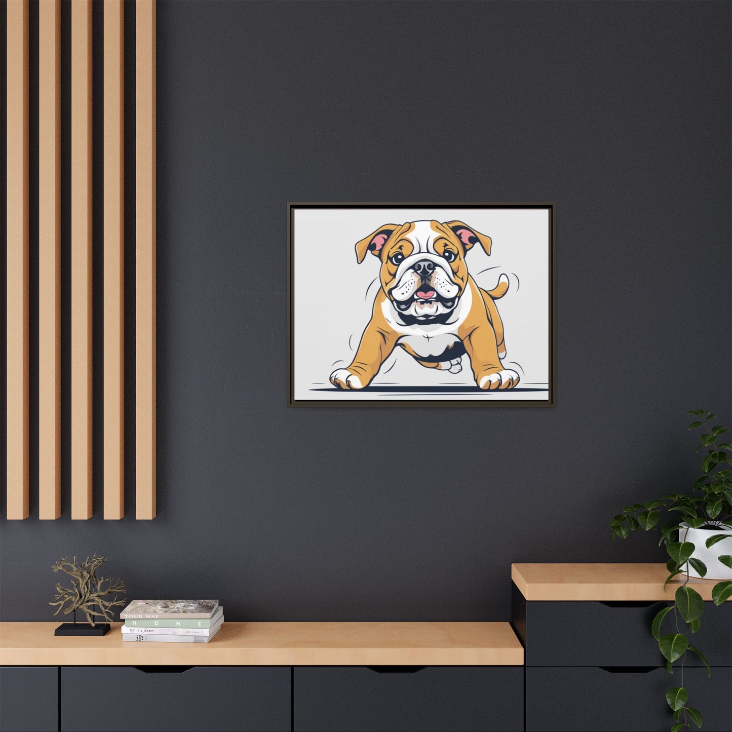 Matte Canvas, Framed (Multi-color)