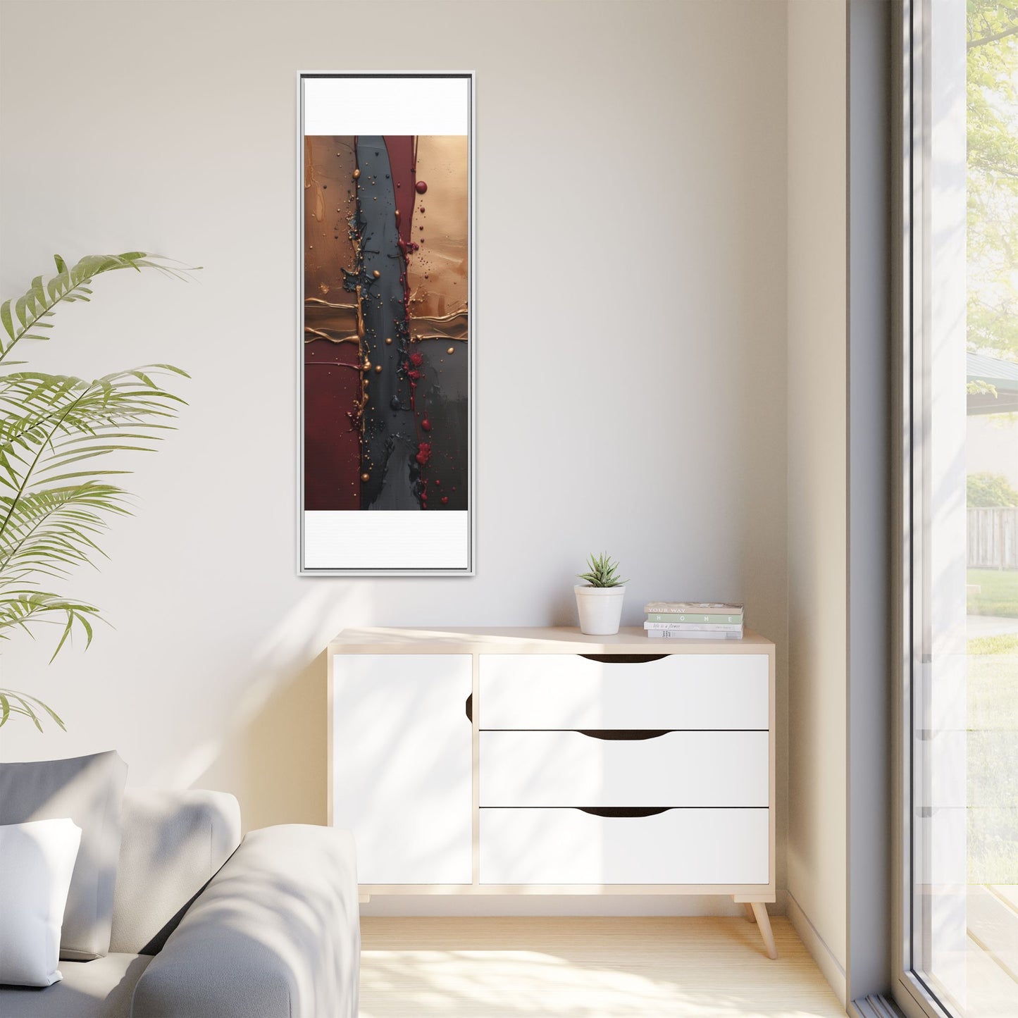Matte Canvas, Framed (Multi-color)