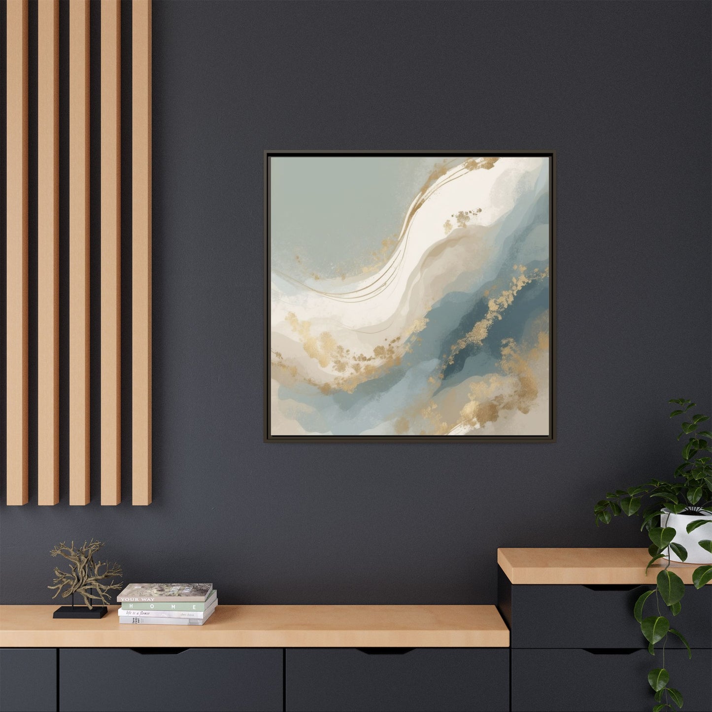 Matte Canvas, Framed (Multi-color)