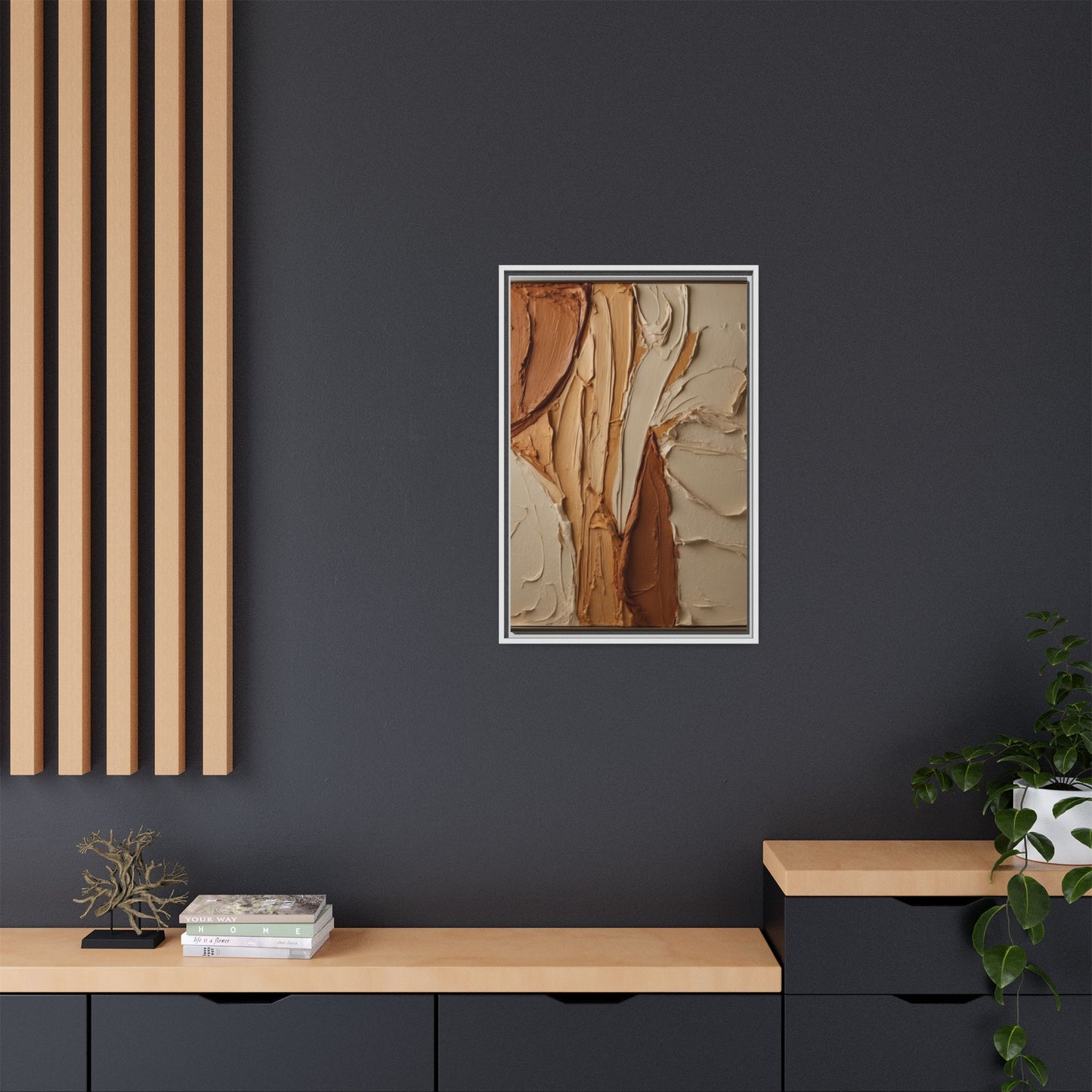 Matte Canvas, Framed (Multi-color)