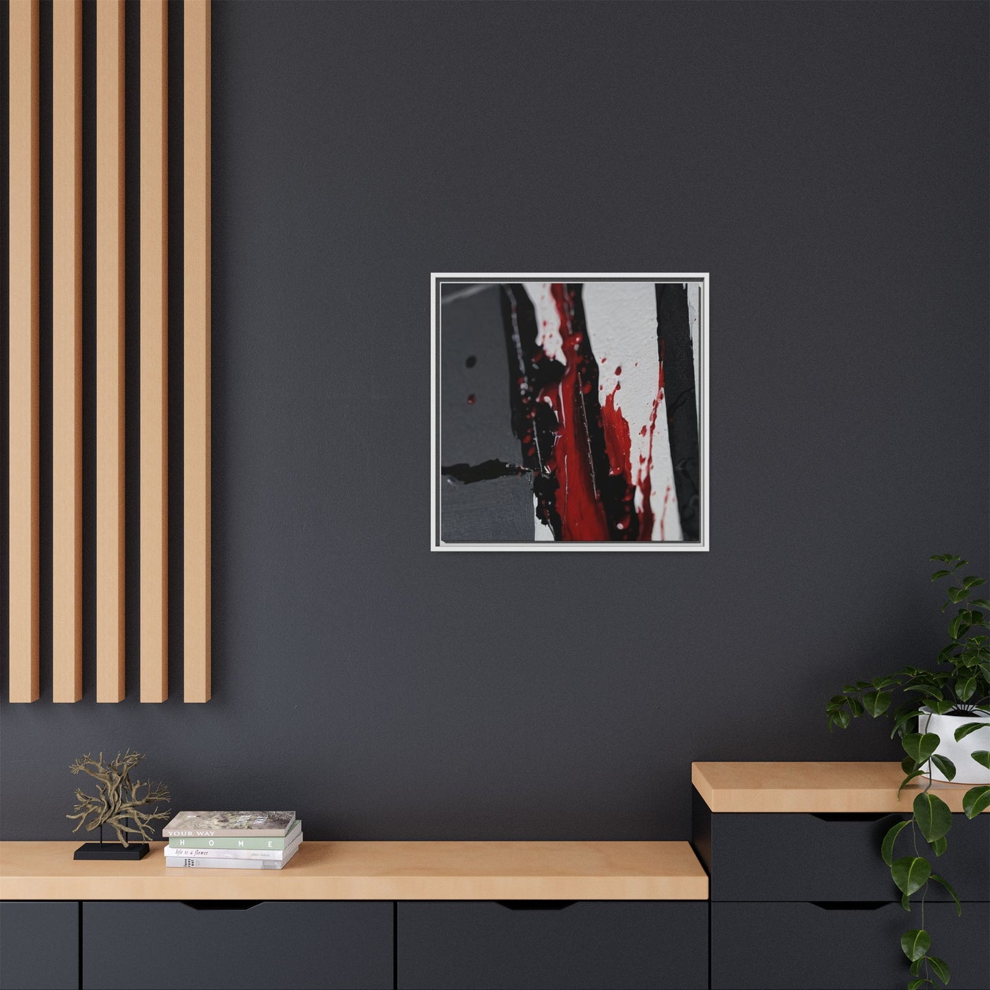Matte Canvas, Framed (Multi-color)