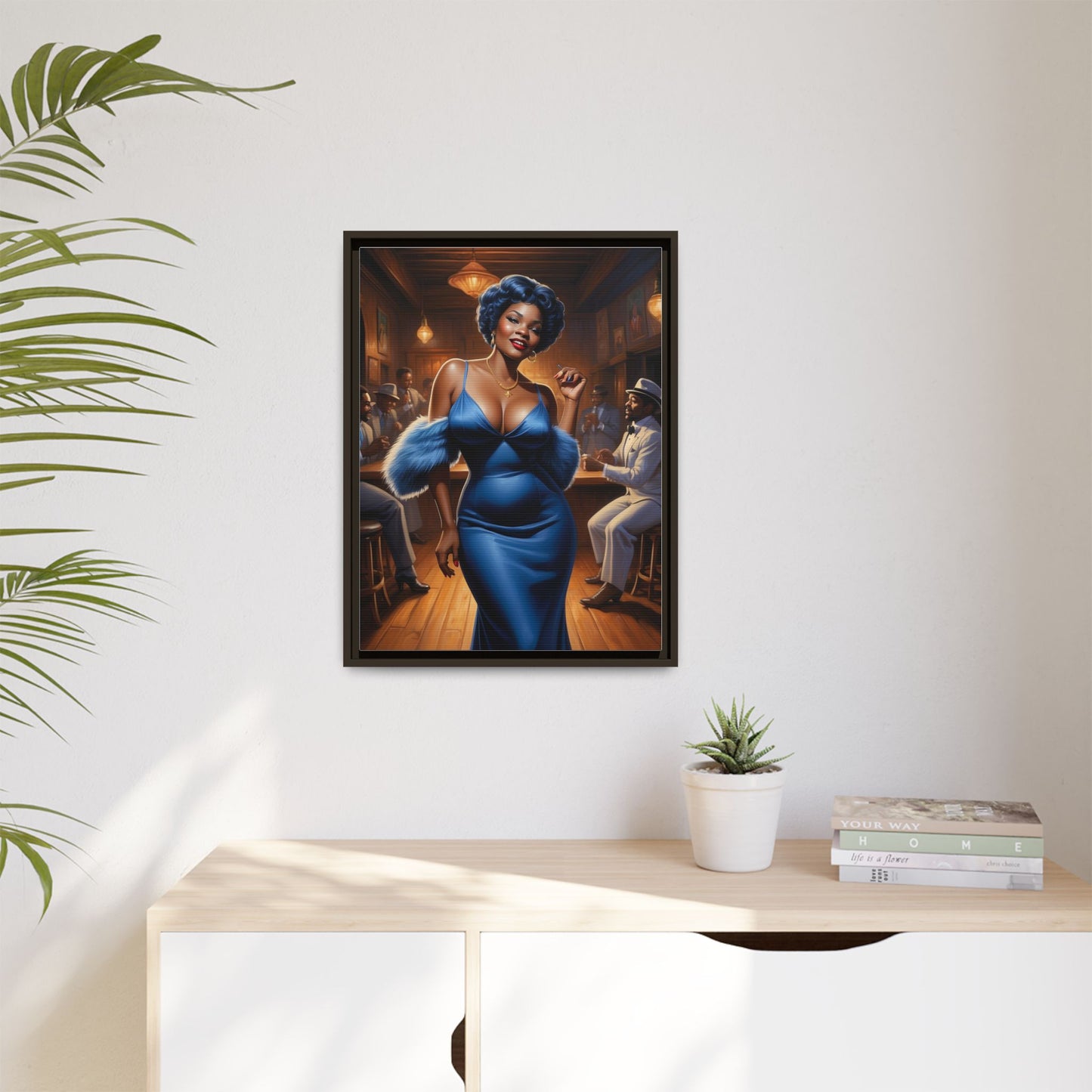 Matte Canvas, Framed (Multi-color)