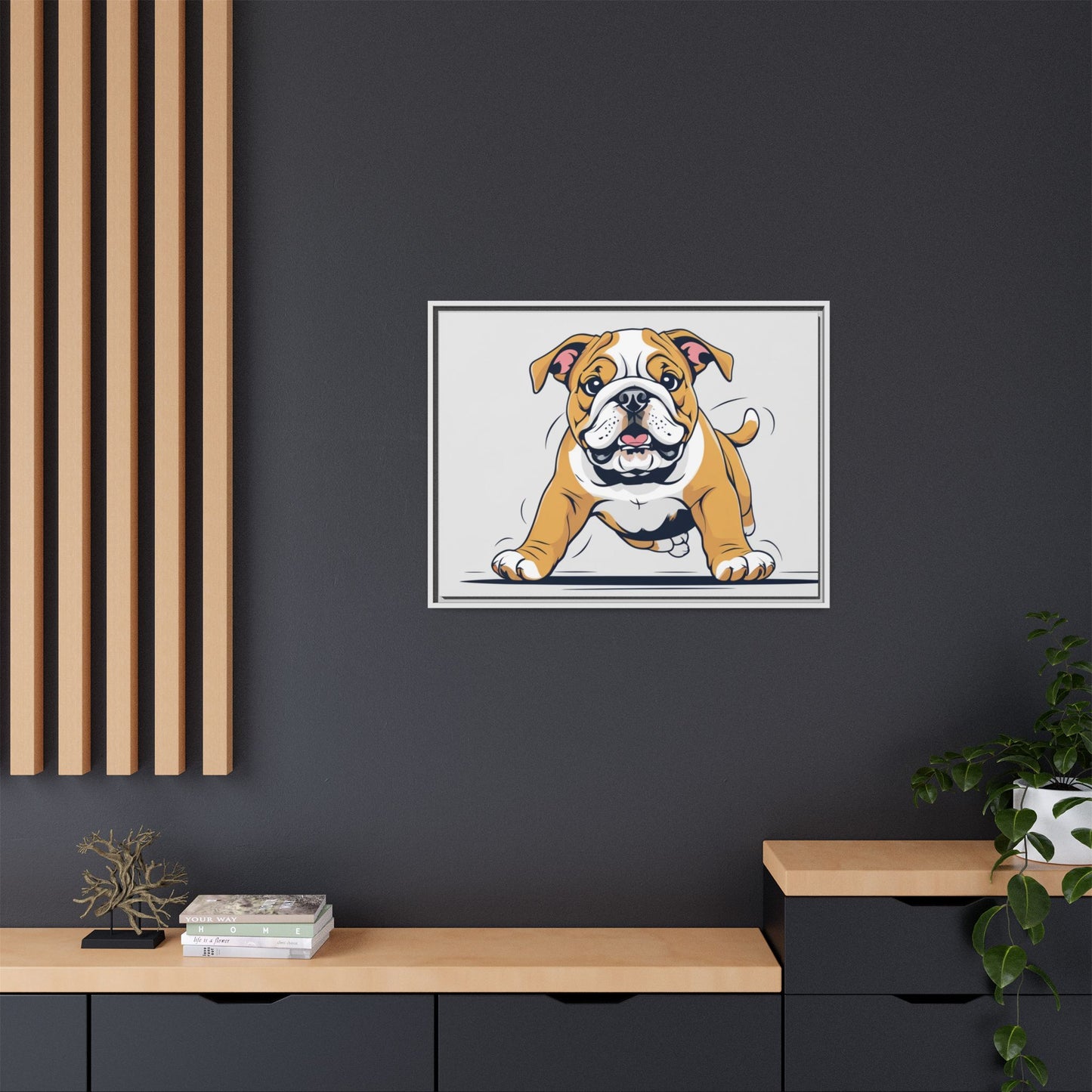 Matte Canvas, Framed (Multi-color)