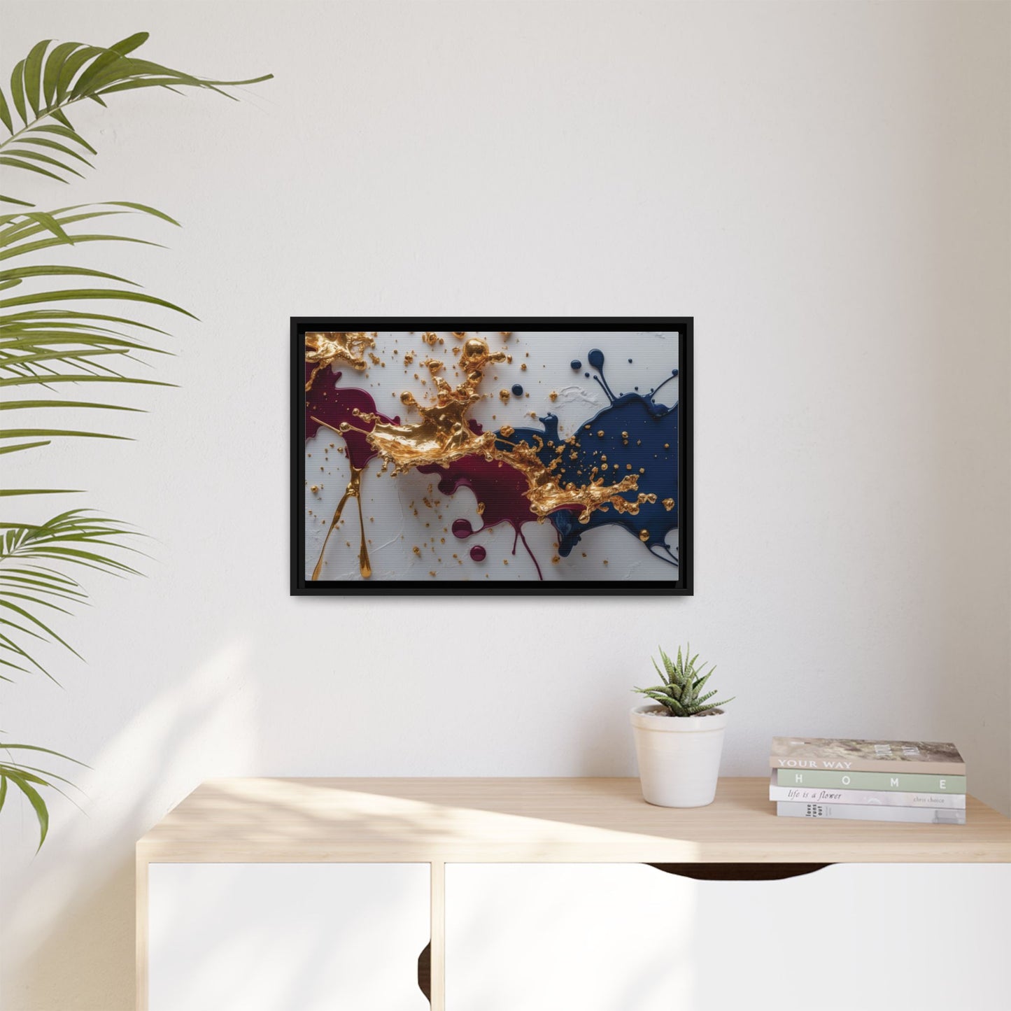 Matte Canvas, Framed (Multi-color)