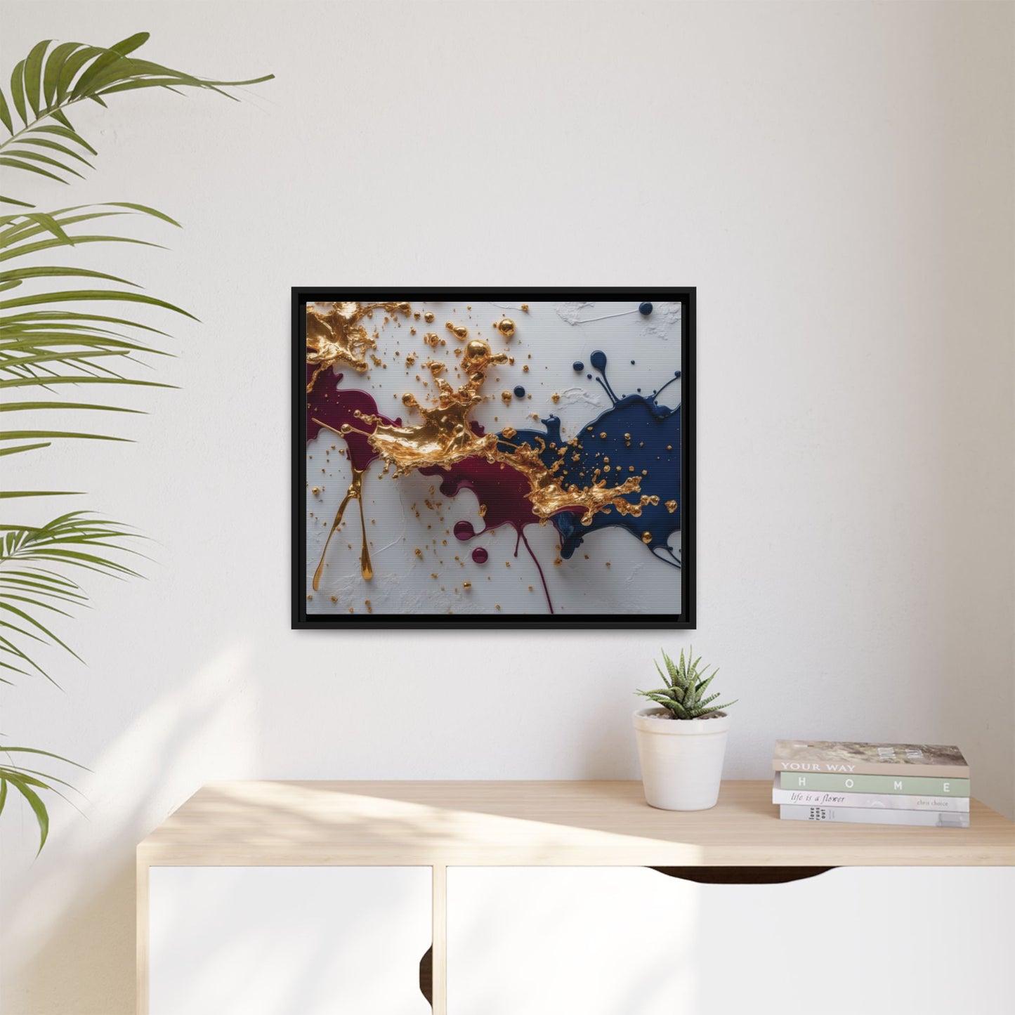 Matte Canvas, Framed (Multi-color)