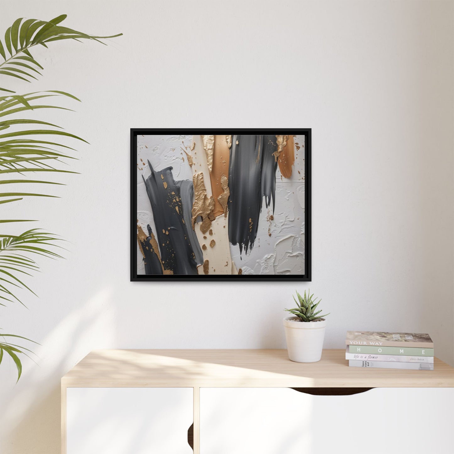 Matte Canvas, Framed (Multi-color)