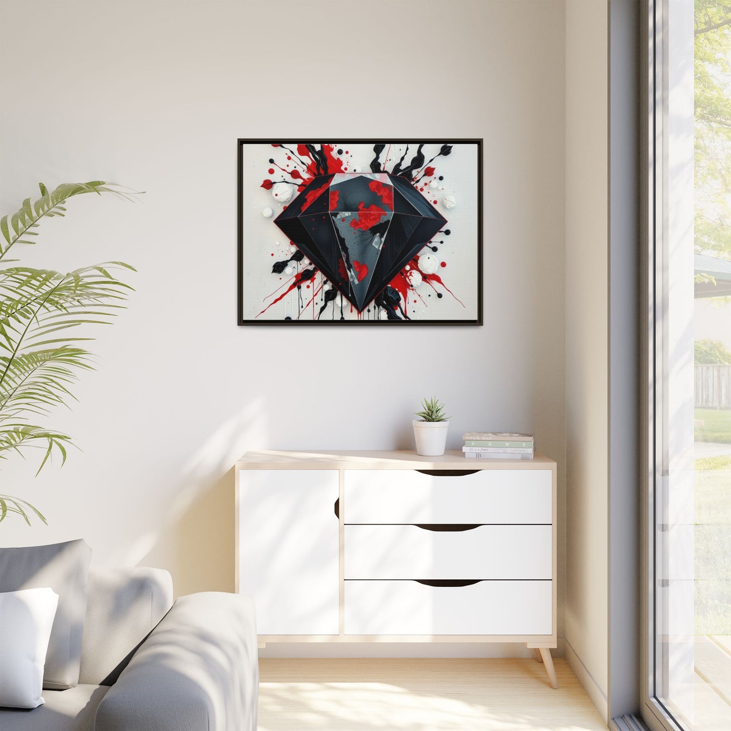Matte Canvas, Framed (Multi-color)