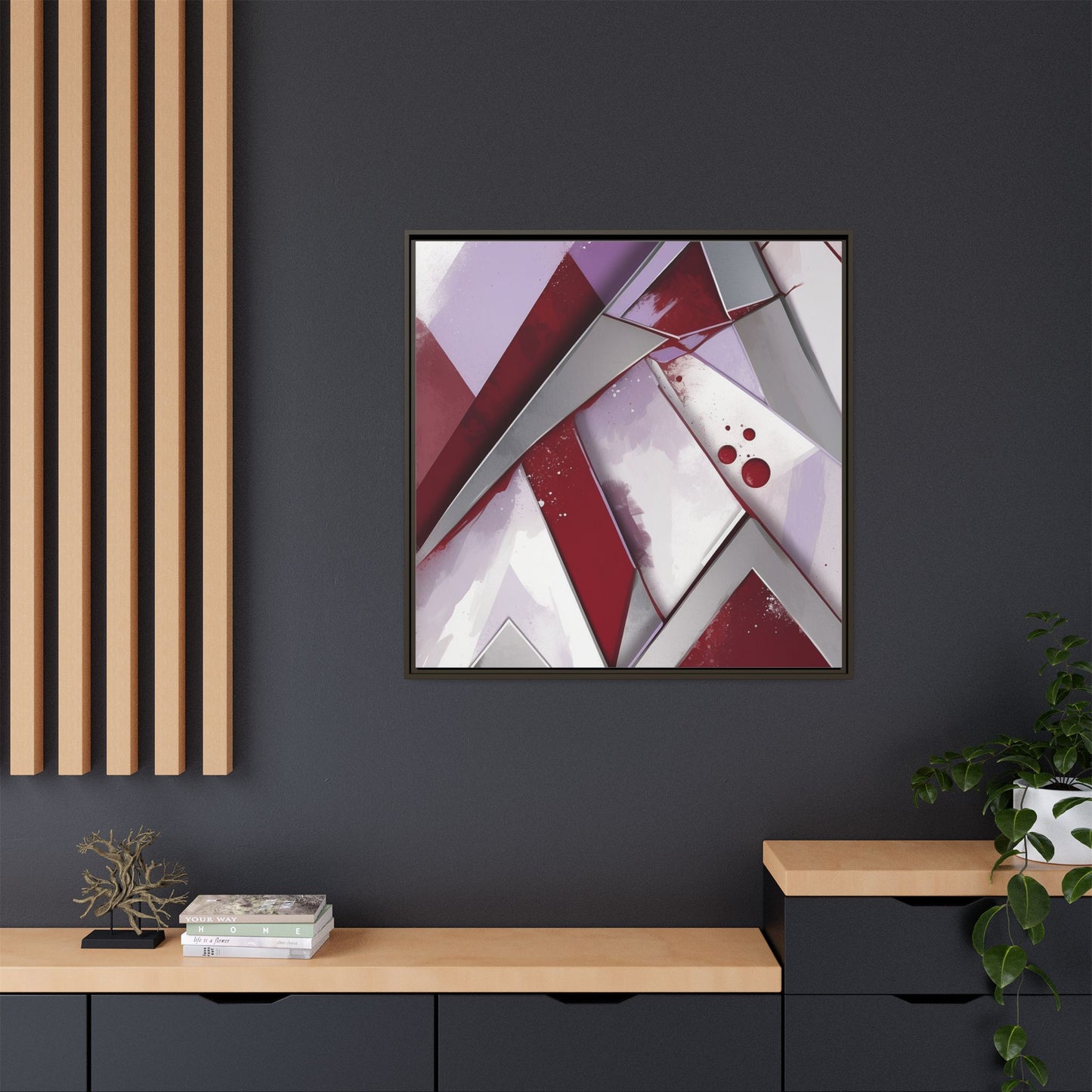 Matte Canvas, Framed (Multi-color)