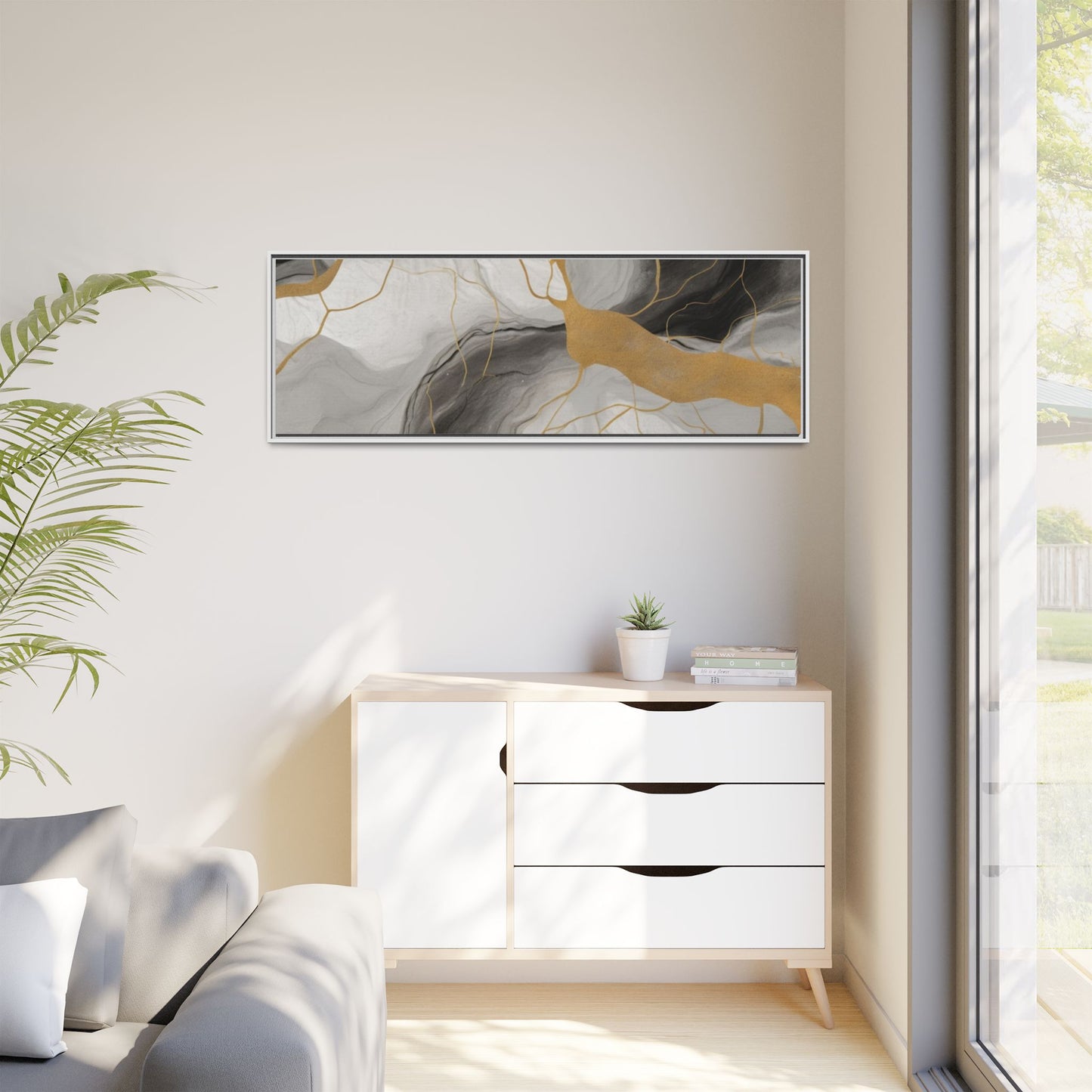 Matte Canvas, Framed (Multi-color)