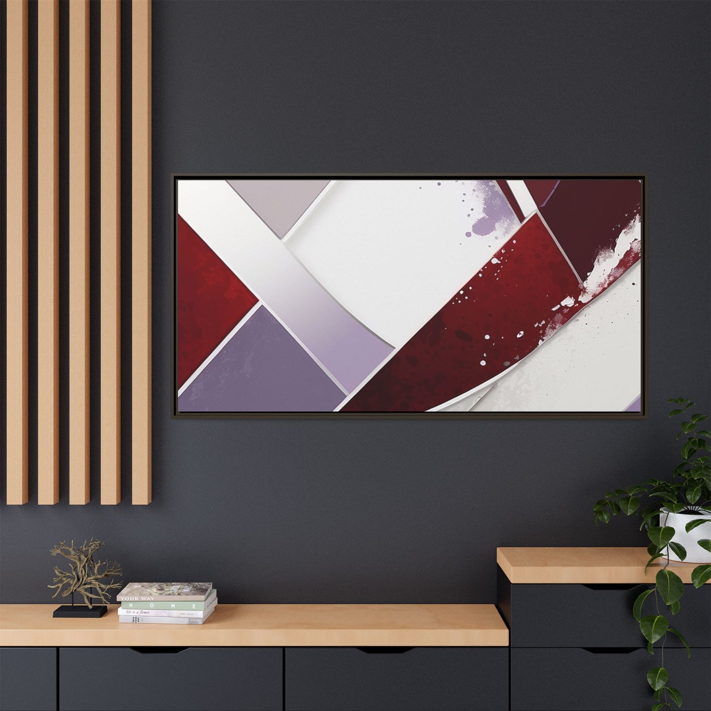 Matte Canvas, Framed (Multi-color)