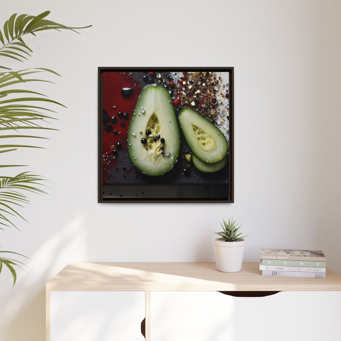 Matte Canvas, Framed (Multi-color)