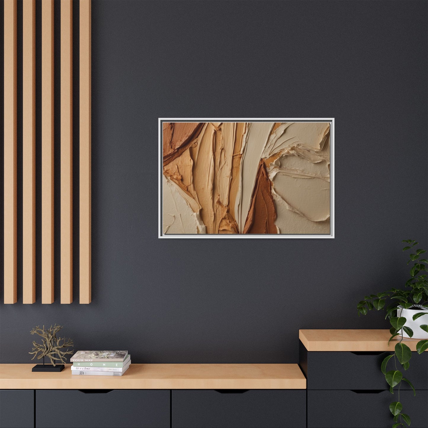 Matte Canvas, Framed (Multi-color)