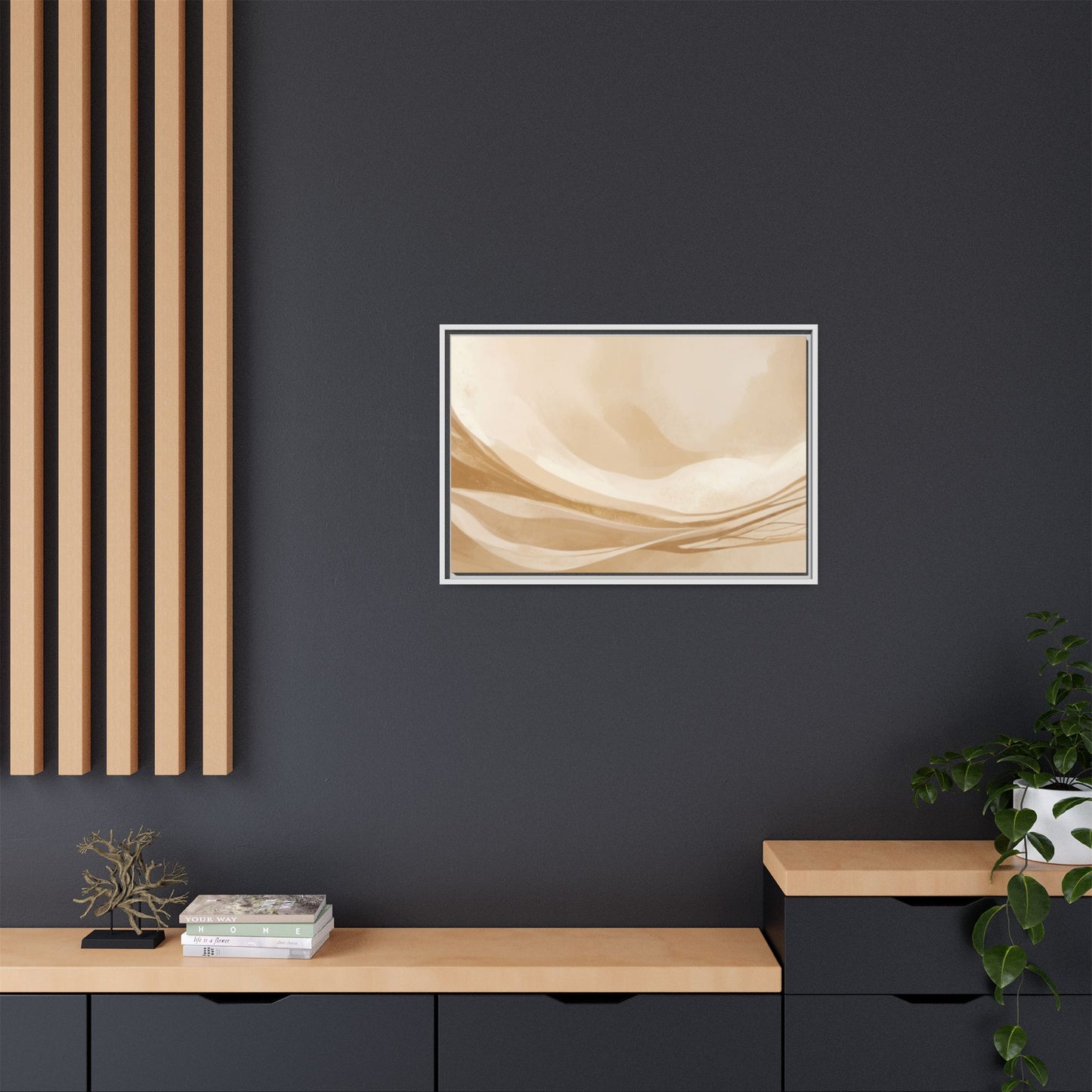 Matte Canvas, Framed (Multi-color)