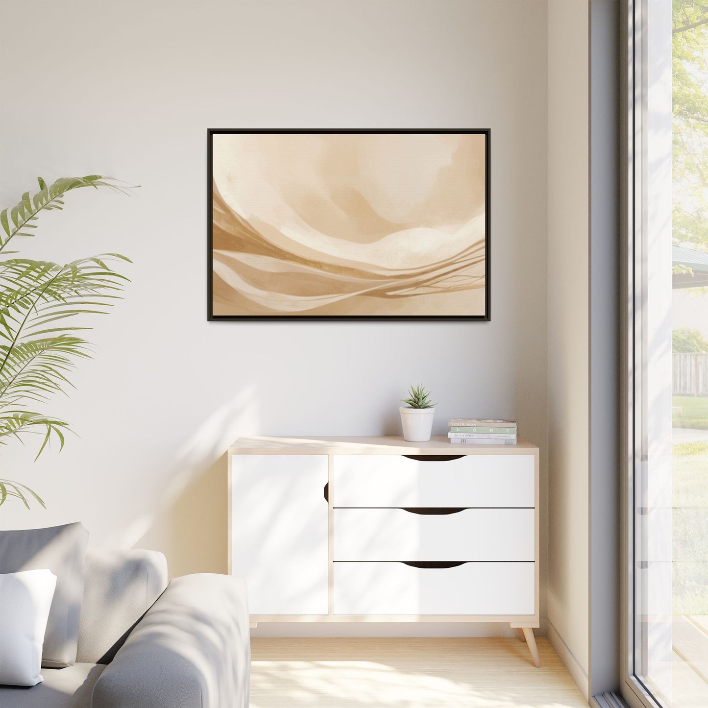 Matte Canvas, Framed (Multi-color)