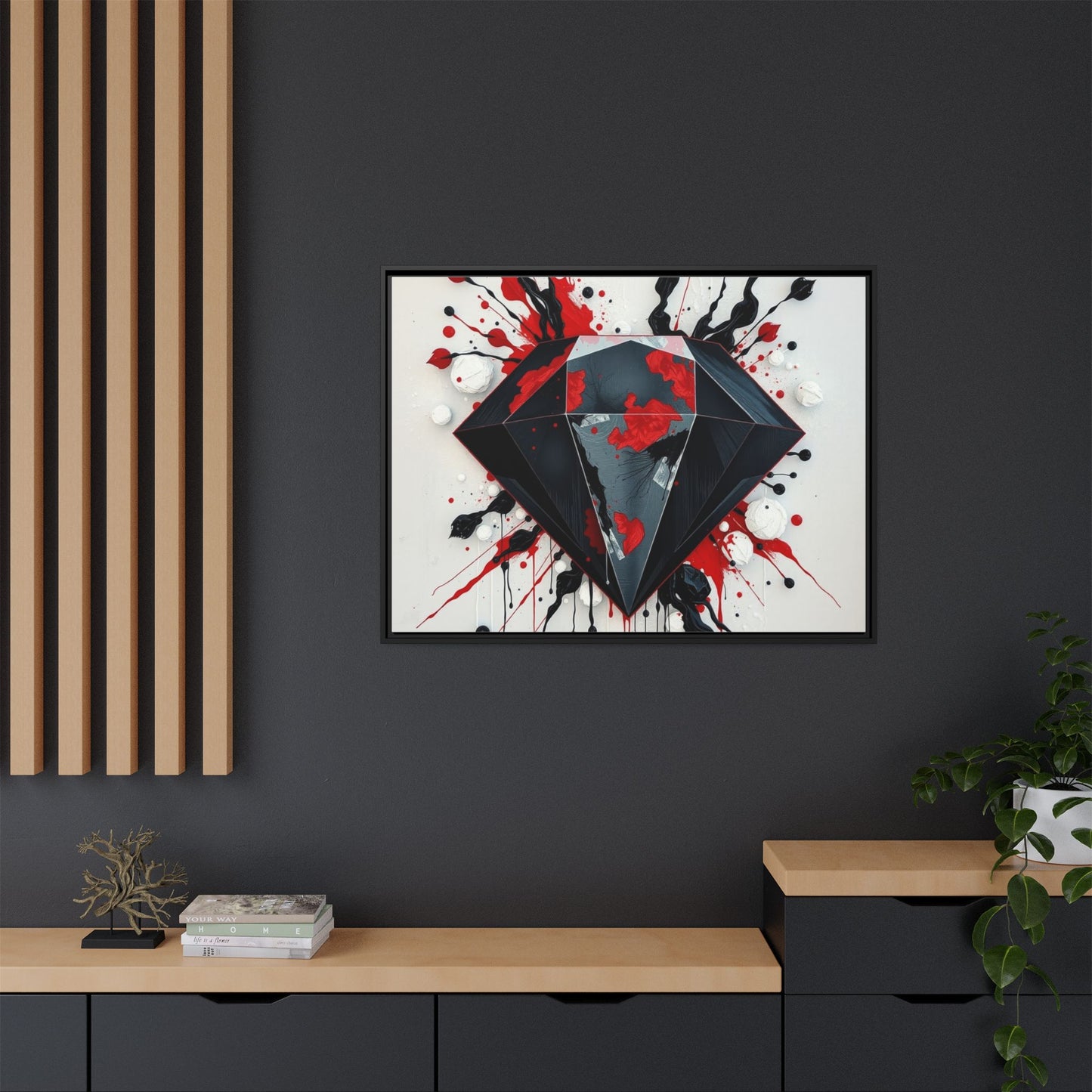 Matte Canvas, Framed (Multi-color)
