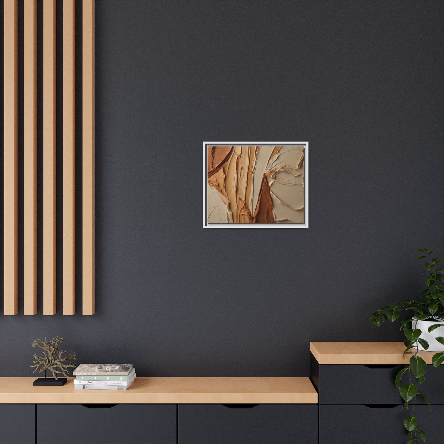 Matte Canvas, Framed (Multi-color)