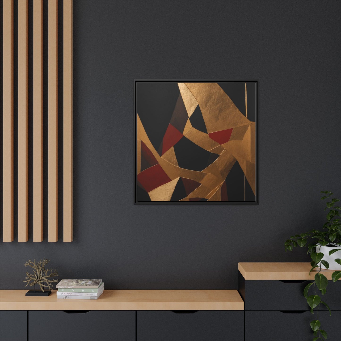 Matte Canvas, Framed (Multi-color)