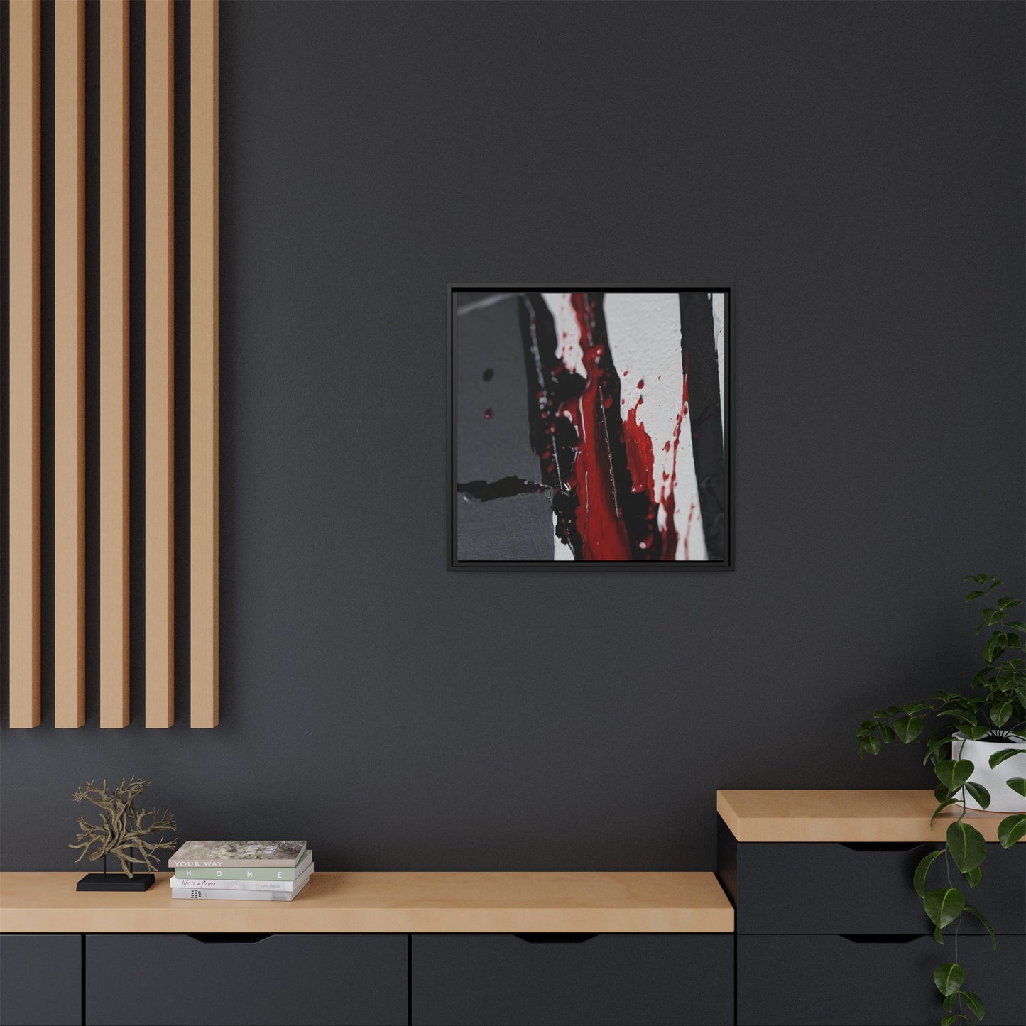 Matte Canvas, Framed (Multi-color)