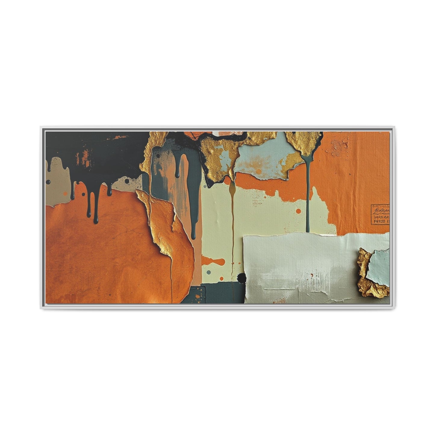 Matte Canvas, Framed (Multi-color)