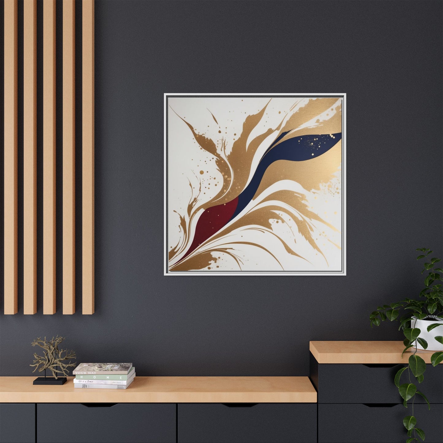 Matte Canvas, Framed (Multi-color)