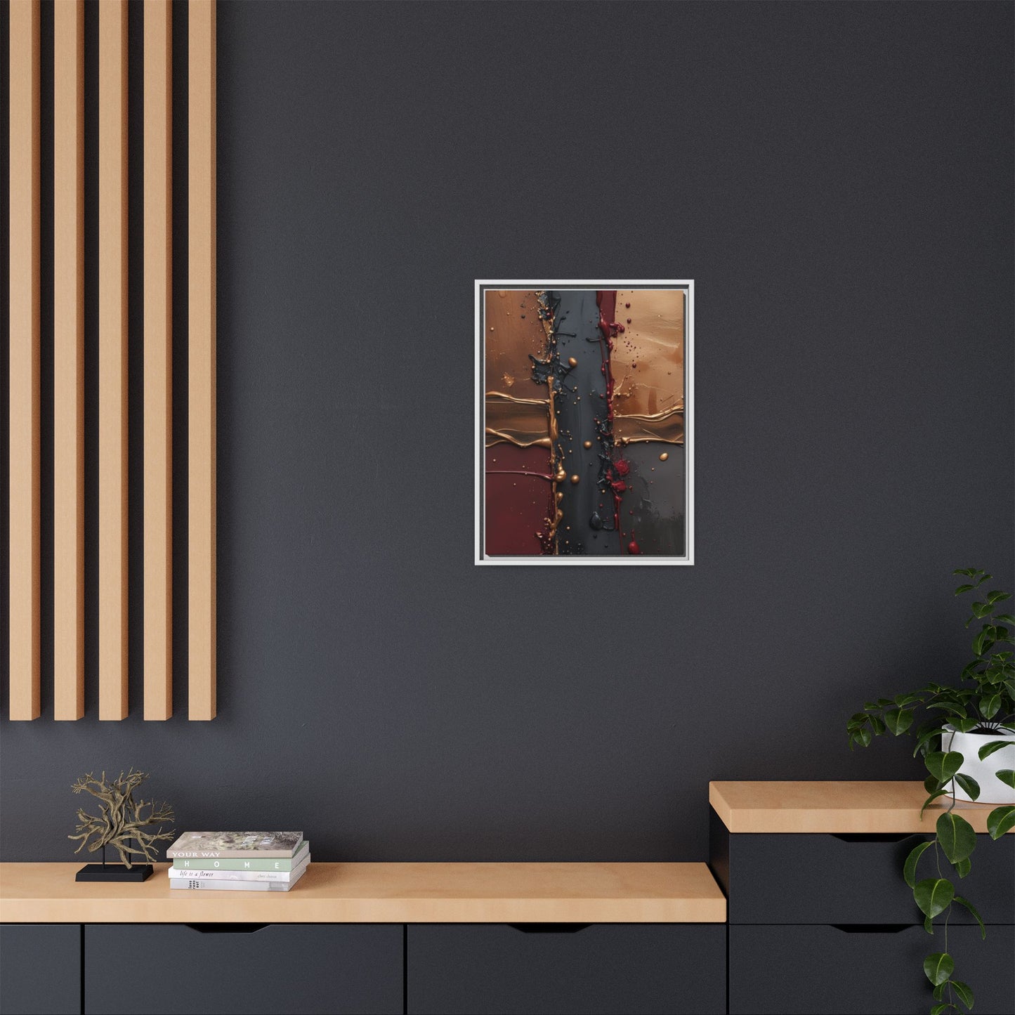 Matte Canvas, Framed (Multi-color)