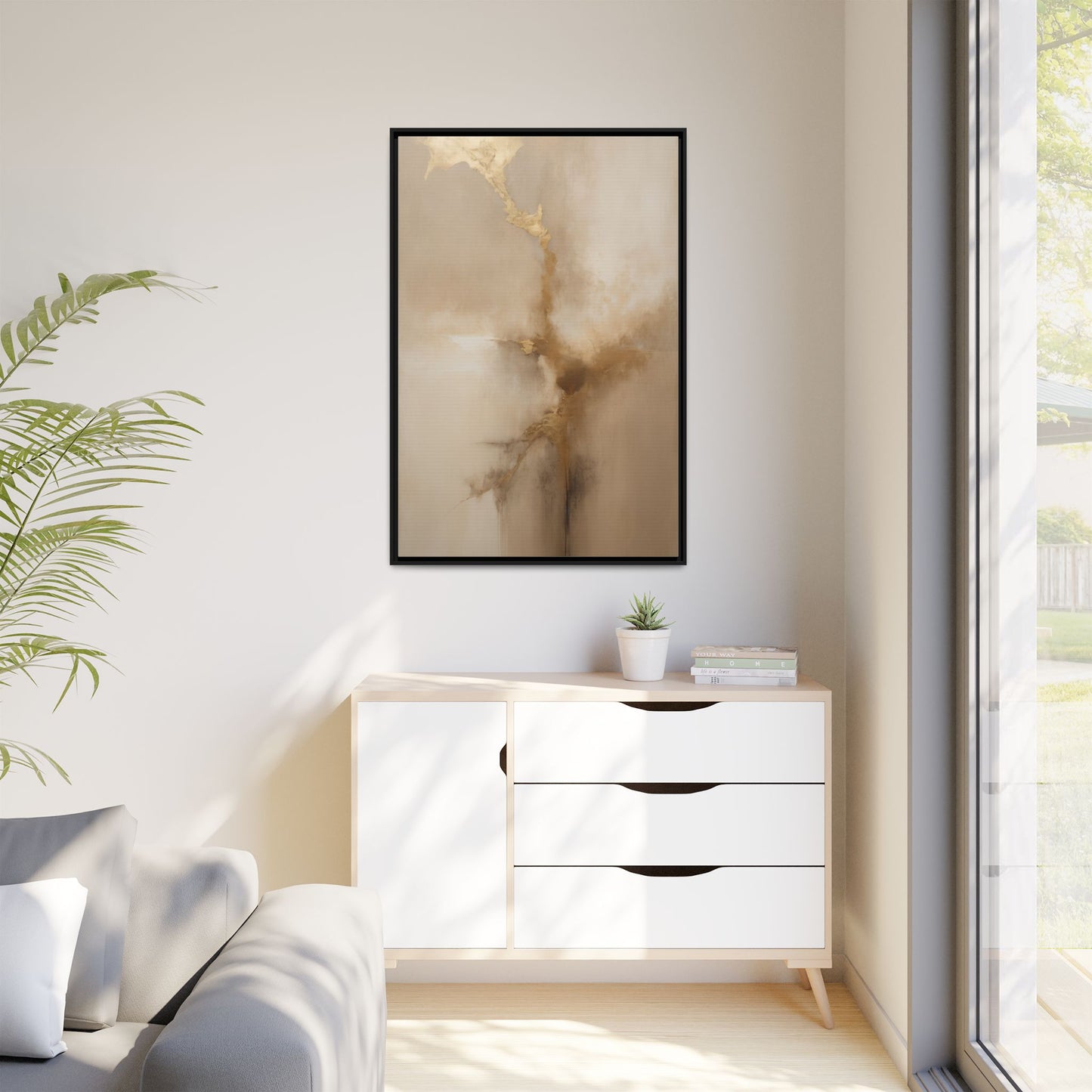 Matte Canvas, Framed (Multi-color)