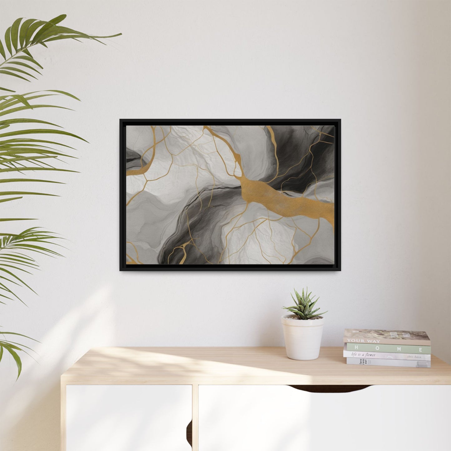 Matte Canvas, Framed (Multi-color)