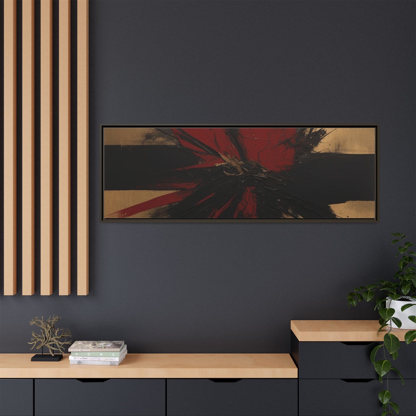 Matte Canvas, Framed (Multi-color)