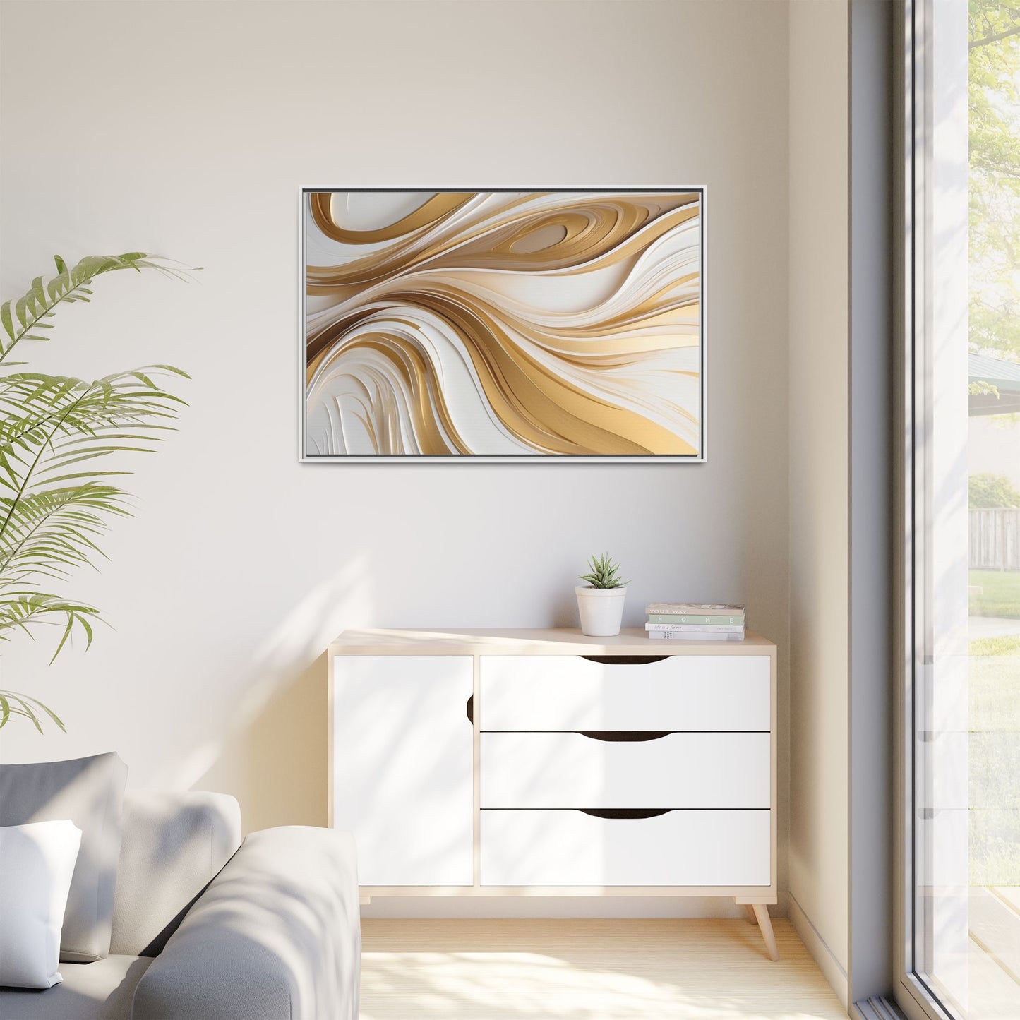 Matte Canvas, Framed (Multi-color)