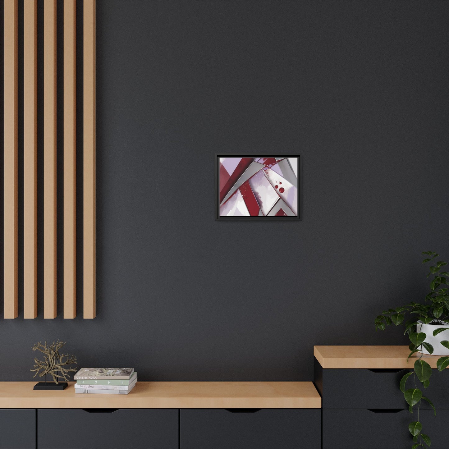 Matte Canvas, Framed (Multi-color)