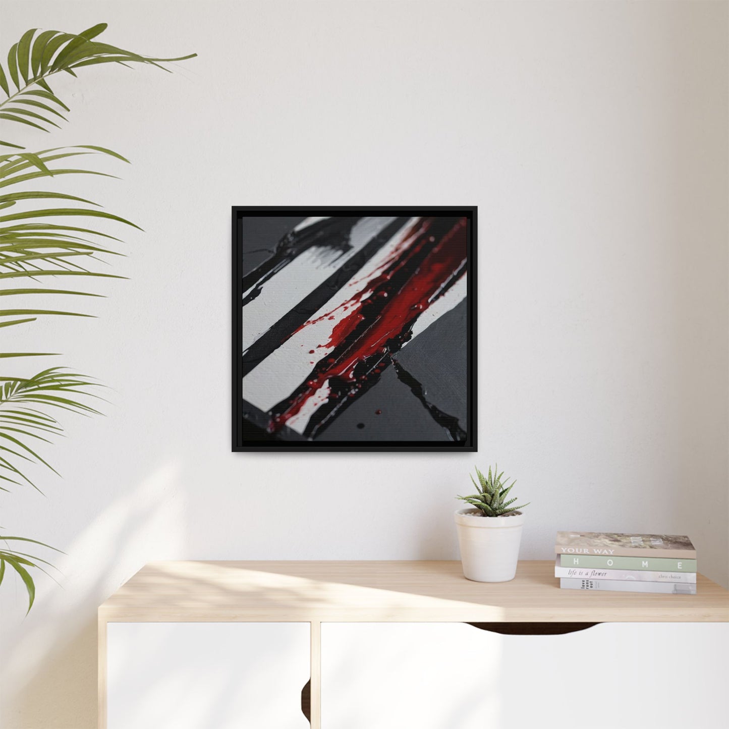 Matte Canvas, Framed (Multi-color)