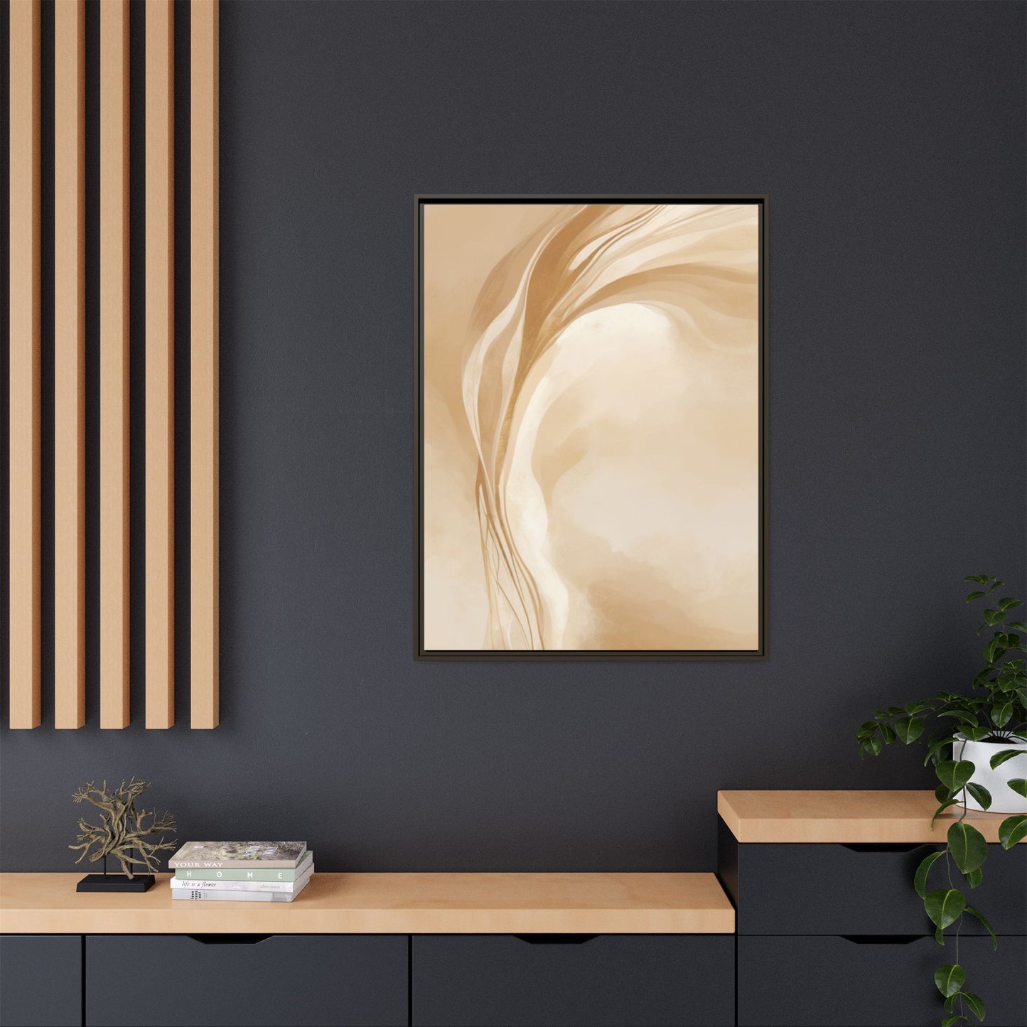 Matte Canvas, Framed (Multi-color)