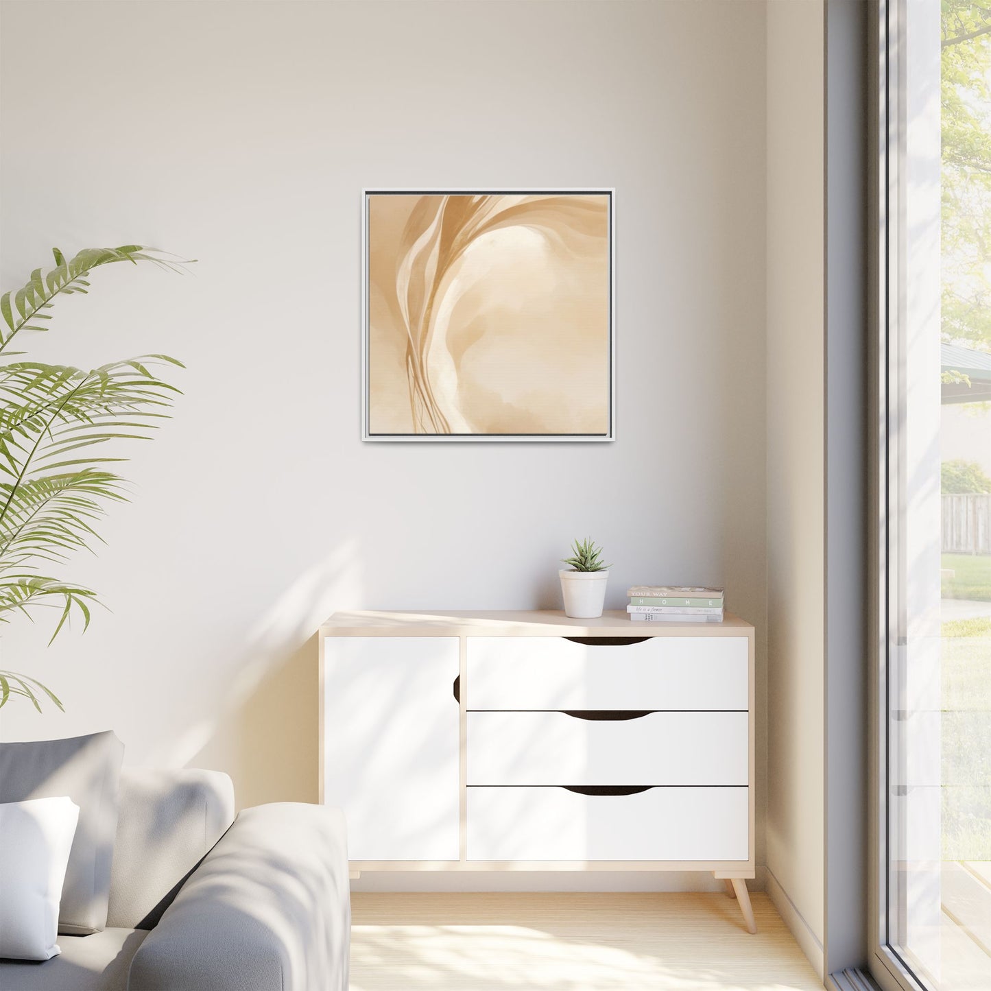 Matte Canvas, Framed (Multi-color)