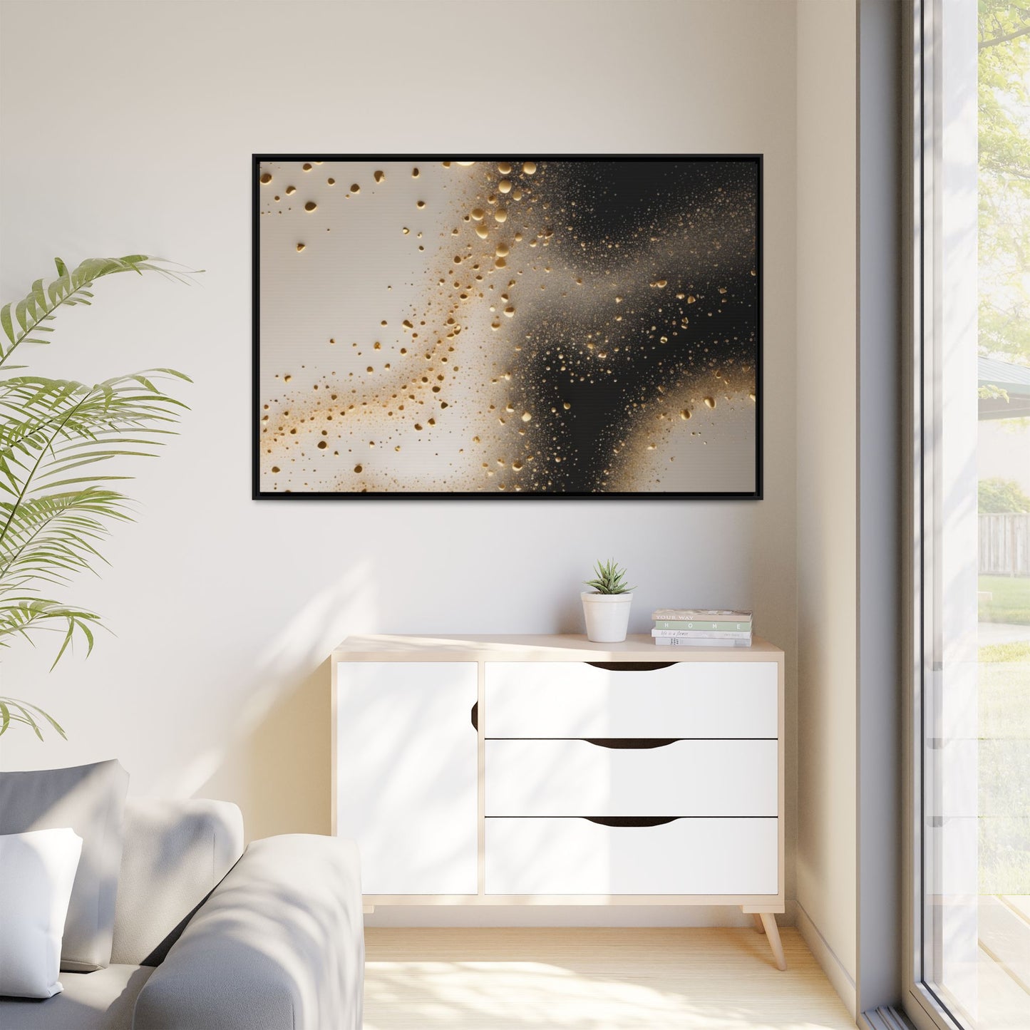Matte Canvas, Framed (Multi-color)
