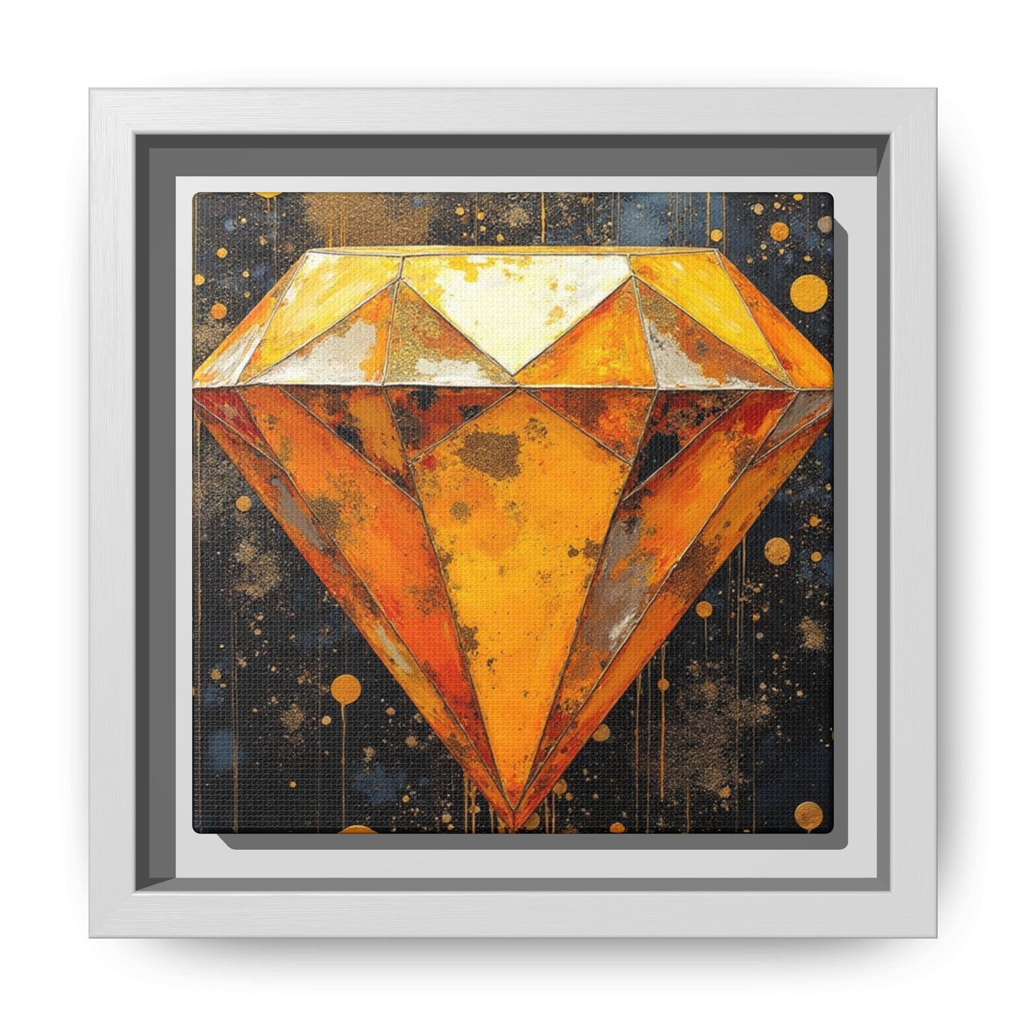 Matte Canvas, Framed (Multi-color)