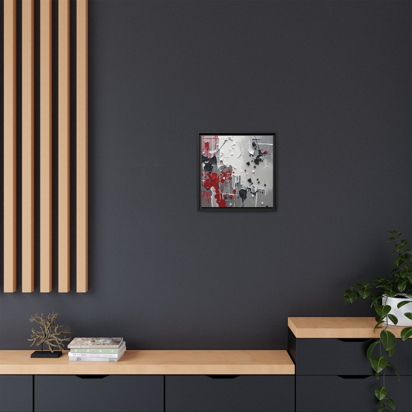 Matte Canvas, Framed (Multi-color)