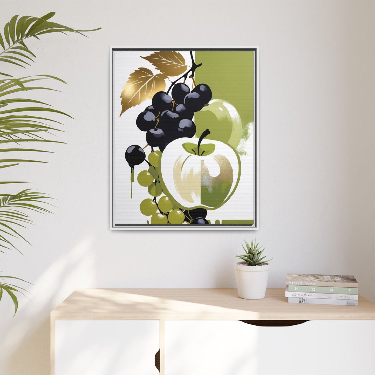 Matte Canvas, Framed (Multi-color)