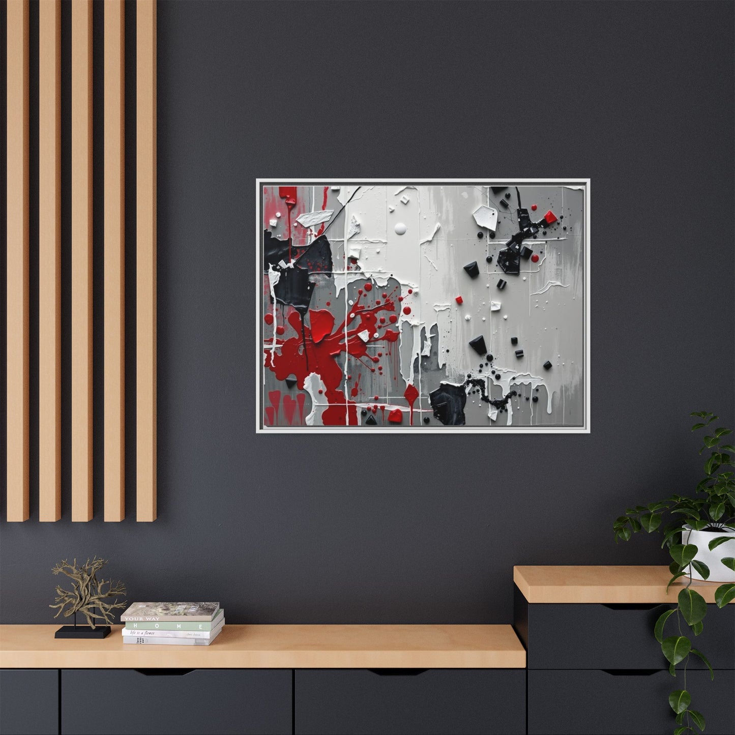 Matte Canvas, Framed (Multi-color)